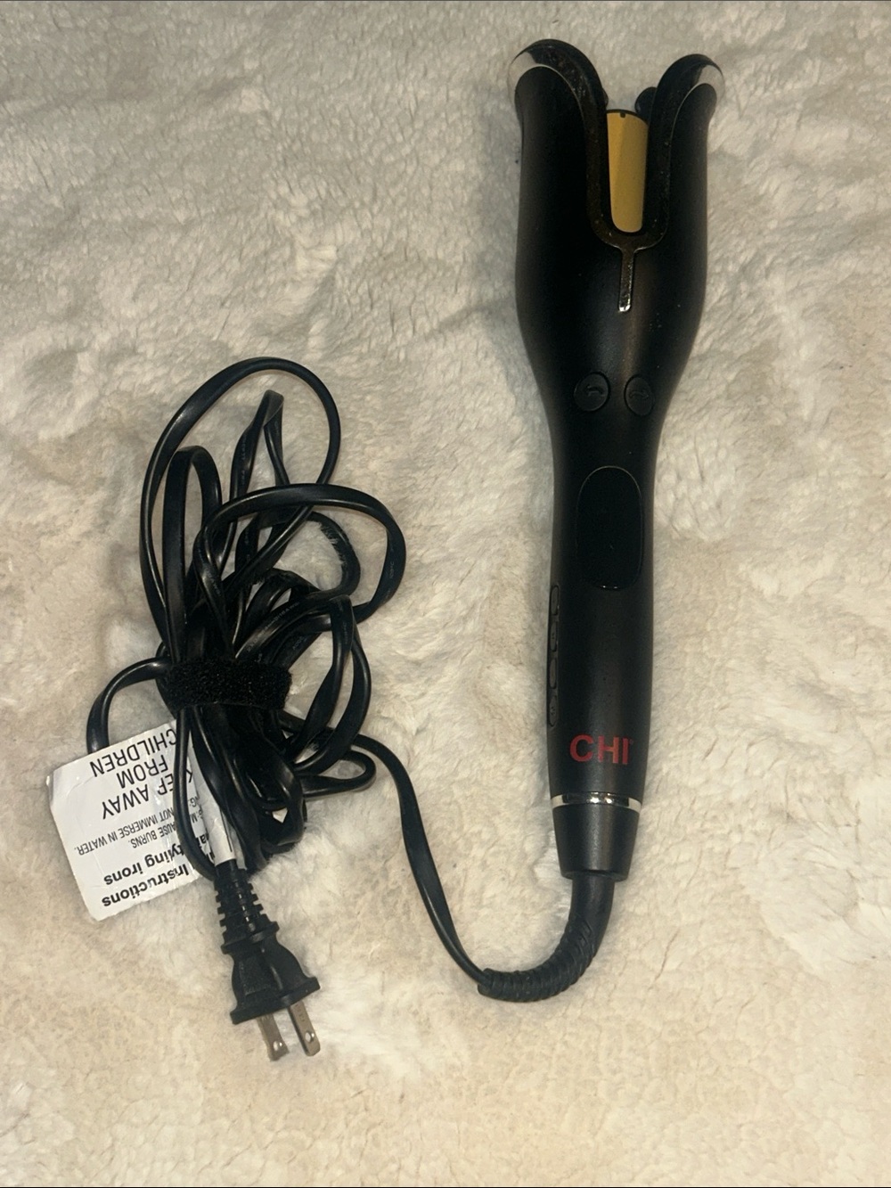 CHI Black Auto Curling Iron - One-Step Automatic Curler